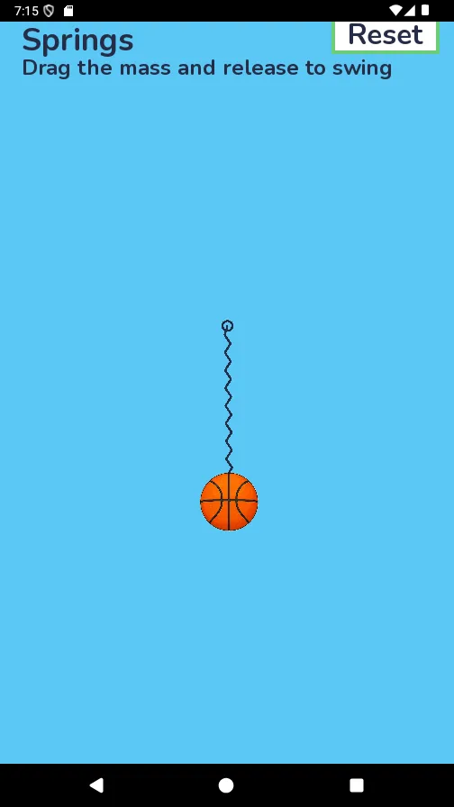Physics Playground springs module